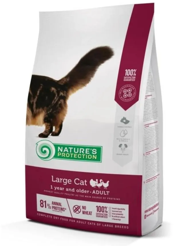 NATURES PROTECTION Large Cat Poultry Adult 2 kg