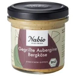 Nabio Aufstrich - Gegrillte Aubergine Bergkäse bio