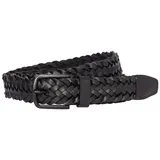 CAMEL ACTIVE Flechtgürtel aus Leder grau 115