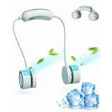MOPUEA Turboventilator Nackenventilator Klappbar Akku Leise Sport Faltbar Mini 3 Stufen grün