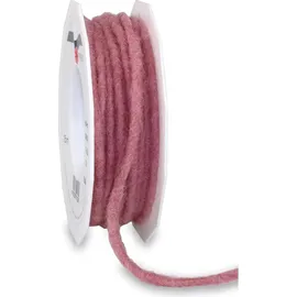 Präsent Kordel aus Wolle Elbe matt rosé 5,0 mm x 15,0 m