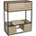 Outsunny Hochbeet 83 x 39 x 100 cm Hellbraun