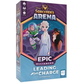 USAopoly Disney Sorcerer’s Arena: Epic Alliances Leading The Charge Expansion | Featuring Buzz Lightyear, Scar, and ELSA | Officially-Licensed Disney Strategy & Family Board Game