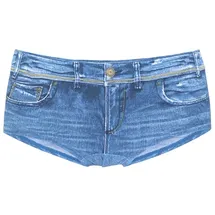 KangaROOS Bikini-Hotpants Damen jeansblau Gr.36