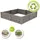 Smoby Kunststoffsandkasten Square Garden mit Dach grau