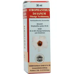 Strophanthus D 4 Sanum flüssige Verdünnu 30 ml