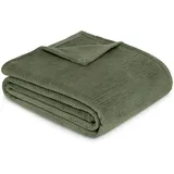 IBENA Cordoba Kuscheldecke 150 x 200 cm Grün
