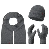 Rock Creek Schal Mütze Handschuhe Set Winterset