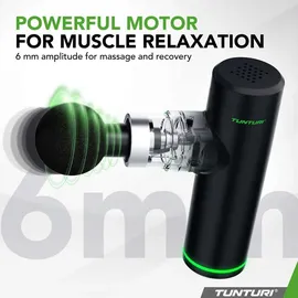 Tunturi Massage Gun schwarz Mini-Massagegeräte