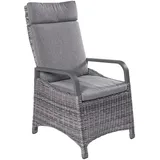 LC Garden »Komido« Dining Positionsstuhl Verstellsessel grau-mix