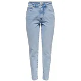 Only 7/8-Jeans Straight Fit Blau 29