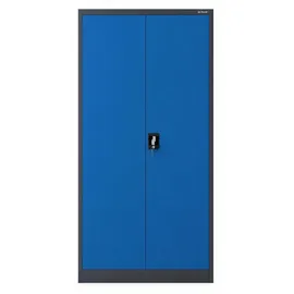 Jan Nowak Metallschrank Aktenschrank 185 x 90 x 45 cm Blau