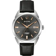 BULOVA Automatikuhr 96B422 Leder 42 mm 96B422