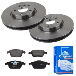 ATE Bremsensatz, Scheibenbremse vorne rechts links belüftet 300mm für LAND ROVER FORD VOLVO LR007055 31202331 30769056 1420-22299