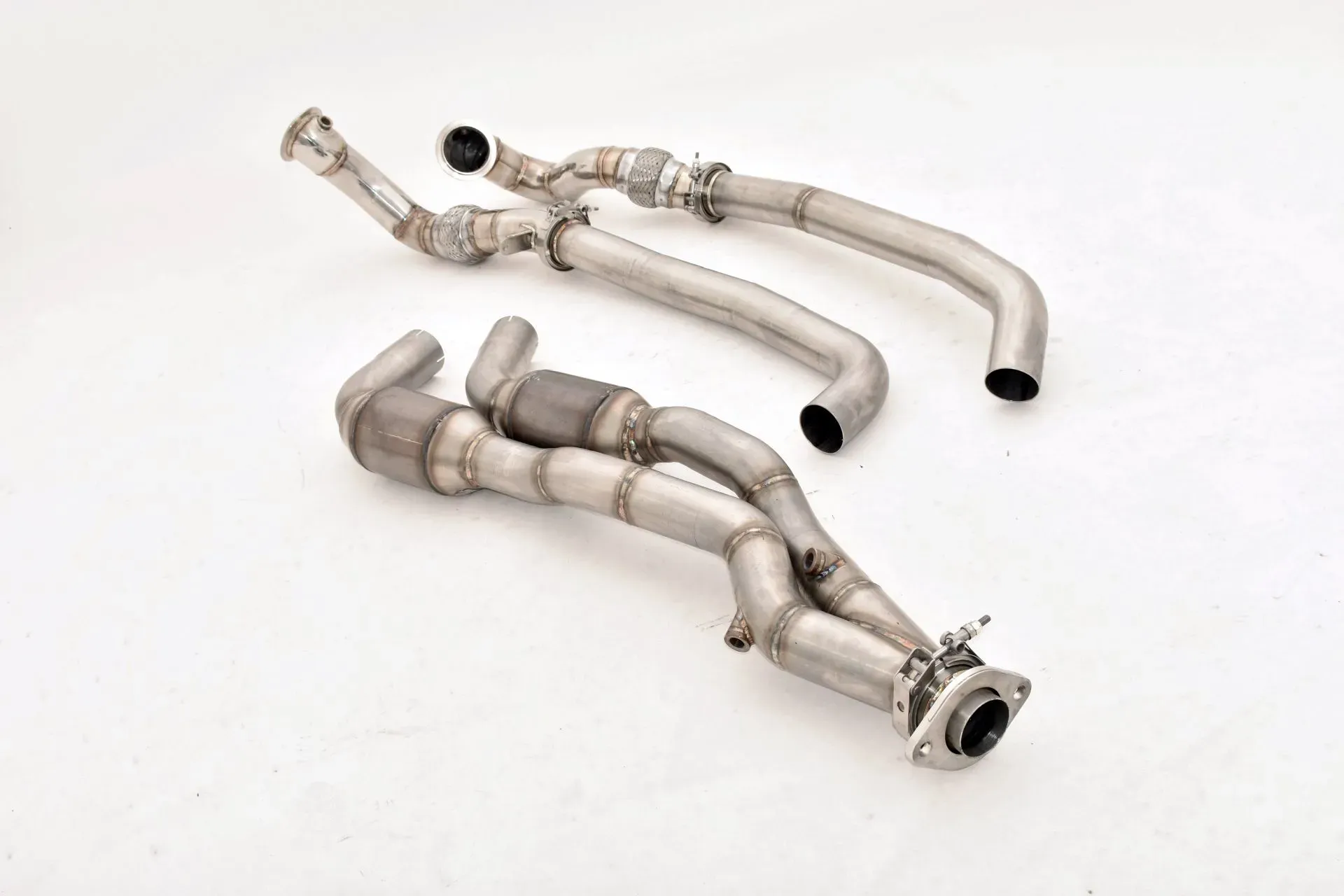 Friedrich Motorsport 2x70mm Downpipe mit 200 Zellen Sport-Kat für BMW 1er MCoupe