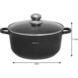 OEM Marmor Kochtopf 24 cm rund