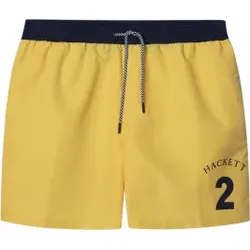 Hackett London für Herren. HMB10104 Badeanzug Htg Nummer gelb (L), Strandbekleidung, Polyester