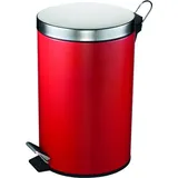 Trendline Tretabfalleimer 12 L rot