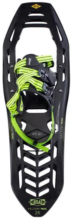 Atlas Helium Trail 26 Herren Schneeschuhe Snowshoes Wrapp Trail schwarz/grün