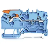 WAGO 2102-1204 Durchgangsklemme 5.20 mm Push-In-Klemme Blau
