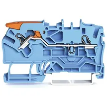 WAGO 2102-1204 Durchgangsklemme 5.20 mm Push-In-Klemme Blau