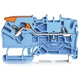 WAGO 2102-1204 Durchgangsklemme 5.20 mm Push-In-Klemme Blau