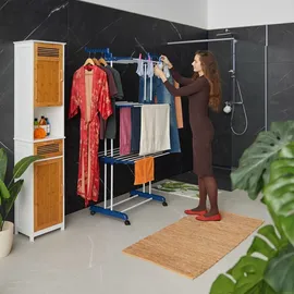 Relaxdays 179 m blau/weiß