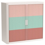 PAPERFLOW easyOffice Colour Rollladenschrank 61556 2 Fachböden 110,0 x 41,5 x 104,0 cm