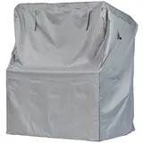 mehr Garten Premium Strandkorbhülle 137 x 100 x 165 cm Grau