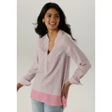 Aniston SELECTED Longbluse mit Rankenmusterung und Bordürendruck bunt/Grün 42