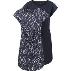 Only Damen Kleid ONLMAY S/S DRESS 2er Pack Blau M