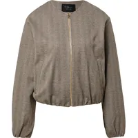 s.Oliver Blouson mit Fischgratmuster und elastischem Saum - braun - 42