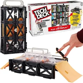 Tech Deck transformierendes Spiel- und Display-Rampen-Set und Tragetasche mit exklusivem Finger-Board, Spielzeug für Kinder ab 6 Jahren, Dusty Rose (Transparent)