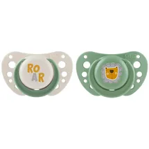 Chicco PhysioForma Schnuller Air Grün, Schnuller 0-6 Monate, Silikonsauger, anatomisch und funktionell, unterstützt die physiologische Atmung, Grün, 2 Stück