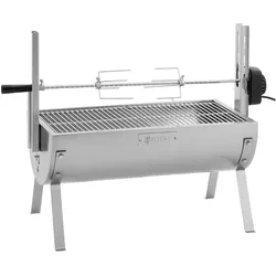 Royal Catering Spießbratengrill - mit Motor - 15 kg - Länge Grillspieß: 82 cm - Edelstahl RCSG-70PB