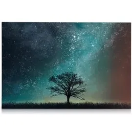 Navaris Magnettafel Memoboard, Starry Sky und Tree, 60 x 40 cm, bunt
