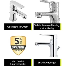 SANITOP-WINGENROTH Fera Waschtischarmatur Verchromt