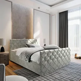 masseno Mandi 160 x 200 cm Hellgrau