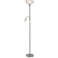 Nowa Stehleuchte Metall nickel matt, 1x E27 LED -