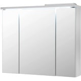 Bega BBK SP. z.o.o. sp. K. Spiegelschrank POOL, Weiß matt - B 80 cm - inkl. LED-Beleuchtung