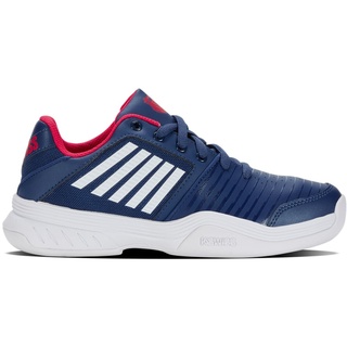 KSwiss Tennisschuhe Court Express Indoor/Carpet/Teppich opalblau/weiss Kinder