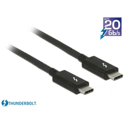 Delock Thunderbolt 3 Kabel 1m schwarz - Thunderbolt-Kabel