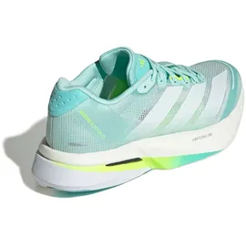 adidas Adizero Boston 13 Damen Semi Flash Aqua/Zero Metallic/Lucid Lemon 39 1/3