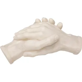 Kare Deko Objekt Shake Hands Weiß 25cm