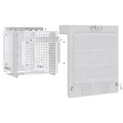 ABN MT1267A APZ Lexcom Media Modul 1FB/2RE Gerätetragschiene und Abdeckhaube