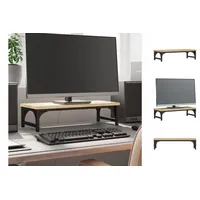 VidaXL Monitorständer Sonoma-Eiche 55x23x14 cm Holzwerkstoff
