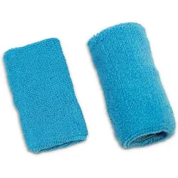 Schweißband aus Baumwolle - Handgelenkband - 11 cm blau 11 CM