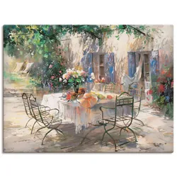 Artland Wandbild »Schatten Garten«, Garten, (1 St.), als Leinwandbild, Poster, Wandaufkleber in verschied. Größen Artland Farbe Bild(er): naturfarben