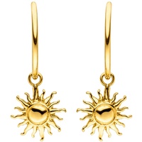 Purelei Creolen Sun mit abnehmbaren Einhänger, Earring-Sun«, gelb