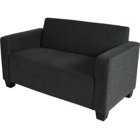 Mendler 2er Sofa Couch Lyon Loungesofa Stoff/Textil ~